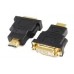 Adaptador HDMI M > DVI D F
