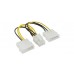Cabo Adaptador Alim. 2x06P Molex - PCIE Cabo Adaptador Alim. 2x06P Molex - PCIE