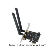 Adaptador miniPCIe > PCIe + 2 Antenas