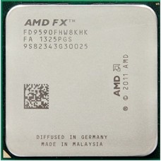 CPU AMD FX-9590 Vishera 8-Core 4.7 GHz Socket AM3+ 220W FD9590FHHKWOF Desktop Processor - Black Edit CPU AMD FX-9590 Vishera 8-Core 4.7 GHz Socket AM3+ 220W FD9590FHHKWOF Desktop Processor - Black Edit