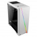 Aerocool Cylon White ATX CASE, RGB LIGHTING, Full Side WINDOW, CARD-READER, USB3.0, 120MM FAN, 2X Dust Filter