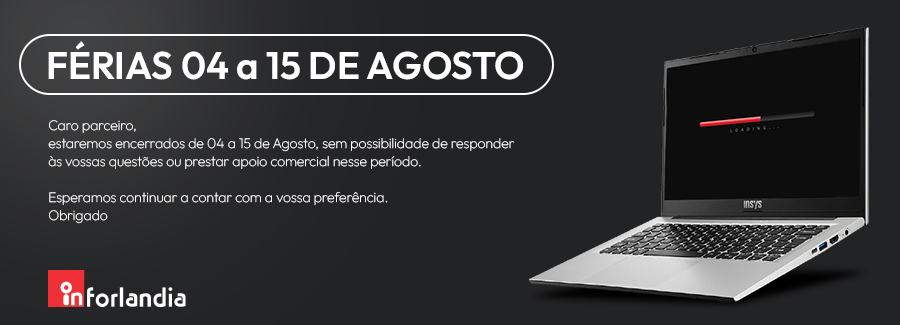 Encerramento para férias 2025