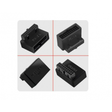 Adaptador OEM USB 3.0 90º para porta IDC 19 pinos <-> USB Tipo A Adaptador OEM USB 3.0 90º para porta IDC 19 pinos <-> USB Tipo A