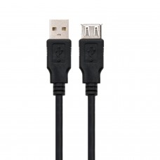 Cabo Ewent EC1067 USB-A 3m - Extensão, USB 2.0, Preto