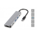 Conceptronic DONN02G Base USB-C 6-em-1: HDMI, USB-A, Leitor de Cartões