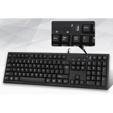Teclado USB INSYS MT8-K815 - HUB USB, Silencioso, Teclas Laser, PT Teclado USB INSYS MT8-K815 - HUB USB, Silencioso, Teclas Laser, PT