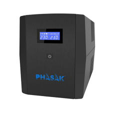 UPS Phasak Sirius 1560VA 900W LCD, AVR, Proteção e Display UPS Phasak Sirius 1560VA 900W LCD, AVR, Proteção e Display