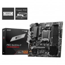 Motherboard MSI PRO B650M-P AM5, DDR5, PCIe 4.0, LAN 2.5G, AMD Ryzen