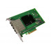 Placa de Rede PCie Intel Ethernet X710-DA4 (4xSFP+ 10gb) Blk