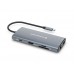Docking USB-C Conceptronic 9-em-1 com HDMI, Ethernet, USB 3.0 e Leitor de Cartões Docking USB-C Conceptronic 9-em-1 com HDMI, Ethernet, USB 3.0 e Leitor de Cartões