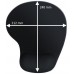 Tapete Rato Ewent EW3181: Gel, Descanso Pulso, Antiderrapante, Preto