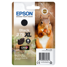 Tinteiro Epson 378 Preto XL - 11.2ml, 500 Páginas