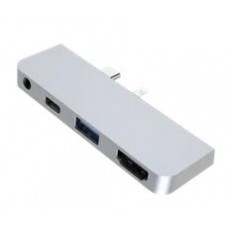 Hub Microsoft HyperDrive 4-in-1 para Surface Go, USB-C, HDMI, Áudio