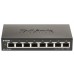 Switch D-Link DGS-1100-08V2 Gigabit 8 Portas Gerido L2, 16 Gbit/s e Preto