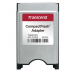Leitor de Cartões Transcend CompactFlash TS0MCF2PC Prateado - CF, CE/FCC/BSMI