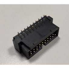 Componentes OEM Conector Box Header USB 3.0 90º: USB 3.0, 19 pinos, 90º, PCB