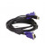 Cabo KVM D-Link DKVM-CU: VGA, USB, 1,8m, Preto sem_imagem
