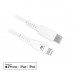 Cabo Ewent EW9915: Lightning para USB-C, 1m, Branco, Certificado Apple MFI Cabo Ewent EW9915: Lightning para USB-C, 1m, Branco, Certificado Apple MFI