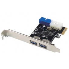 Contr. PCIe 4x USB3.2 Gen1 (2 externas + 2 internas) LP+FH