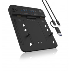Docking Station IcyBox IB-2913MCL-C31: Clonagem HDD/SSD, USB-C 10Gbps e NVMe Docking Station IcyBox IB-2913MCL-C31: Clonagem HDD/SSD, USB-C 10Gbps e NVMe