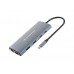 Docking USB-C Conceptronic 9-em-1 com HDMI, Ethernet, USB 3.0 e Leitor de Cartões Docking USB-C Conceptronic 9-em-1 com HDMI, Ethernet, USB 3.0 e Leitor de Cartões