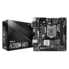 Motherboard AsRock H310M-HDV/M.2, LGA 1151, DDR4, HDMI e USB 3.1