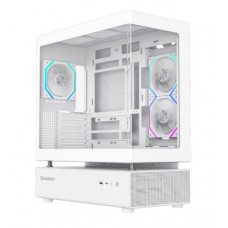 Caixa Gamemax N80 White - ATX, Vidro Temperado, USB 3.0, Type C, ARGB