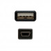 Cabo NanoCable USB 2.0 A para Mini-USB 5 Pinos 0.5m - Preto Cabo NanoCable USB 2.0 A para Mini-USB 5 Pinos 0.5m - Preto