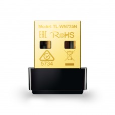 Adaptador USB TP-Link TL-WN725N, 150Mbps, Wi-Fi 4, Miniatura