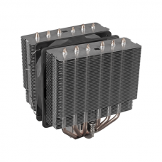 Cooler CPU Mars Gaming MCPU2T: 280W TDP, Torre Dupla, Super Silencioso, 6 Heatpipes