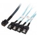 Cabo Asus MINISAS HD TO 4 SATA 7PIN 1020mm/BULK: Alta Qualidade, Conexão Segura e Fácil Instalação