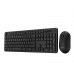 Teclado e Rato Asus CW100: Wireless, USB, Preto, Teclado Chiclete
