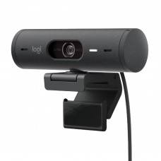 Webcam Logitech Brio 500 FHD USB-C, 4MP, Full HD, 60fps, USB-C