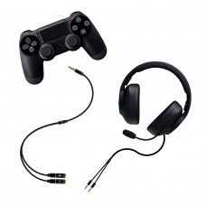 Cabo Adaptador NanoCable 3.5mm Macho/Fêmea 30cm - Áudio, Conexão, Preto, RoHS