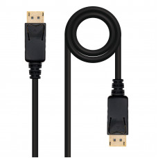 Cabo DisplayPort NanoCable 10.15.2301: 1m, Preto, 3840x2160, DisplayPort 1.2
