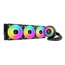 Arctic Liquid Freezer III 360 A-RGB Preto: Refrigerador Líquido 360mm, Iluminação RGB, FDB