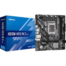 Motherboard AsRock H610M-HVS/M.2 R2.0, LGA1700, DDR4, M.2, Gigabit LAN