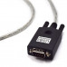 Cabo Ewent EC1040: Adaptador USB 2.0 para RS232, 1,5m, Preto, Conectores Macho