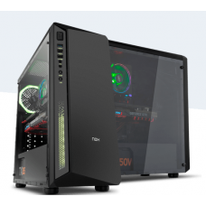 Caixa NOX Infinity ATOM RGB ATX, Vidro Temperado, 2x USB 2.0, 1x USB 3.0