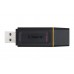 Pen USB Kingston DataTraveler Exodia 128GB USB 3.2, Tampa, Preto/Amarelo