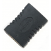Adaptador HDMI F > HDMI F Dourado Adaptador HDMI F > HDMI F Dourado