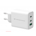 Carregador Conceptronic ALTHEA12W: 65W, Triplo USB, Carregamento Rápido, GaN Carregador Conceptronic ALTHEA12W: 65W, Triplo USB, Carregamento Rápido, GaN