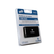 Leitor Cartões Flash + SmartCard Coolbox CRE 065