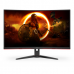 Monitor 31.5p Curvo AOC C32G2ZE/BK VA FHD 16:9 240Hz FreeSync