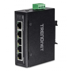 Switch Ethernet Trendnet TI-E50: 5 Portas, Fast Ethernet, Montagem em Trilho DIN