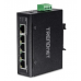 Switch Ethernet Trendnet TI-E50: 5 Portas, Fast Ethernet, Montagem em Trilho DIN
