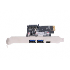 Contr. PCIe 1x USB3/2 card 2A+1C port