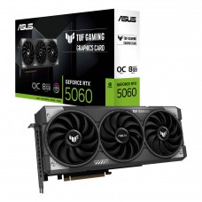Placa Gráfica Asus RTX 5060 TUF Gaming OC 8GB, 2677MHz Boost, DLSS 4
