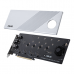 Placa Adaptadora Asus 90MC08A0-M0EAY0 Hyper M.2 x16 Gen 4, PCIe 4.0, M.2, 256 Gbit/s, Refrigeração Ativa