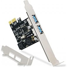 Controladora PCIe x1 USB3.2 Gen1 - 2 portas (Low profile + Full height)